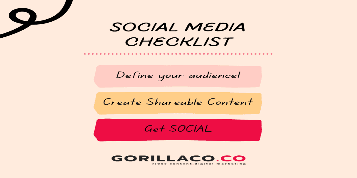 A Checklist for Social Media Marketing that Actually Helps